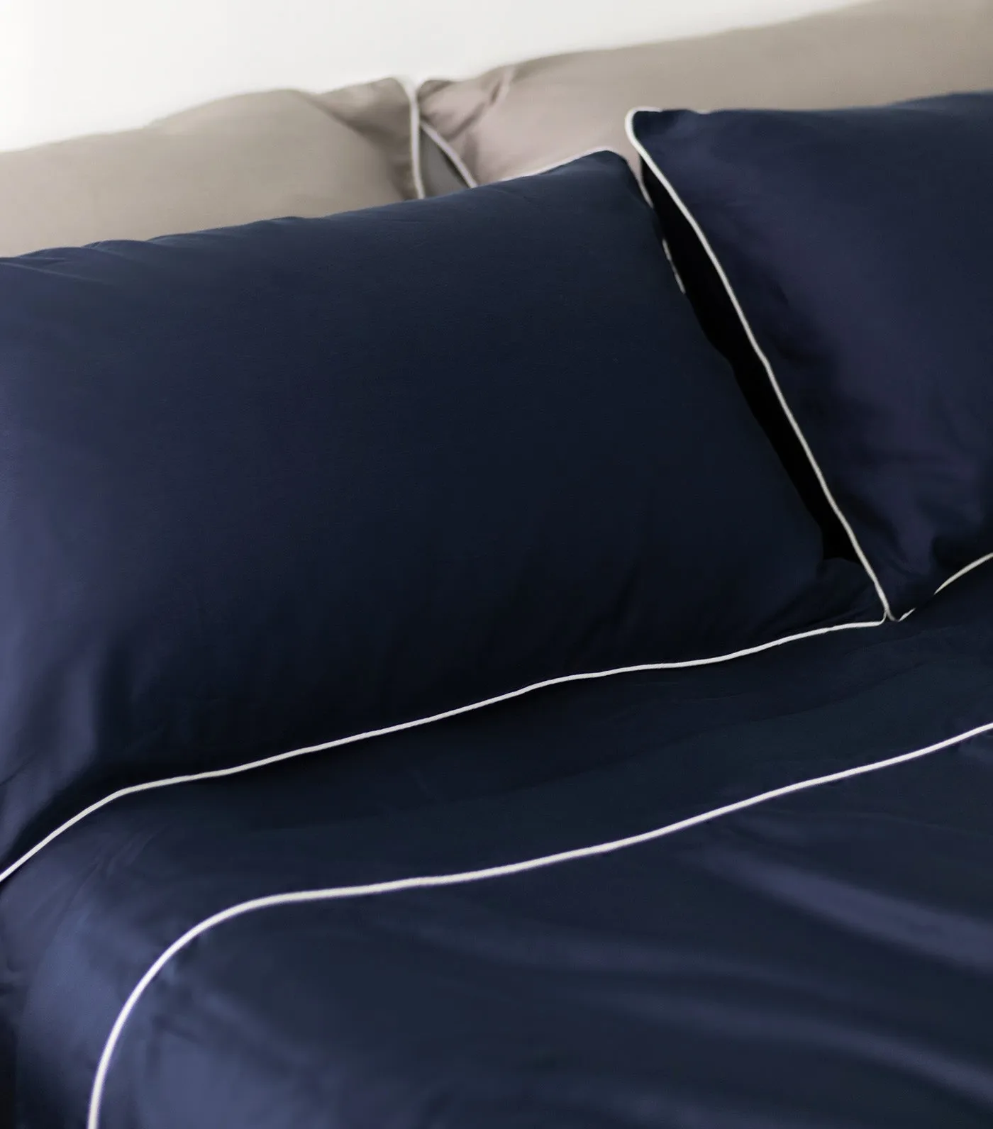 100% Organic Bamboo Lyocell Flat Sheet Navy