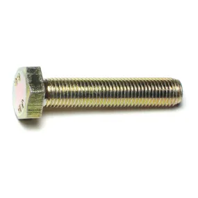 10mm-1.25 x 50mm Zinc Plated Class 8.8 Steel Fine Thread Hex Cap Screws