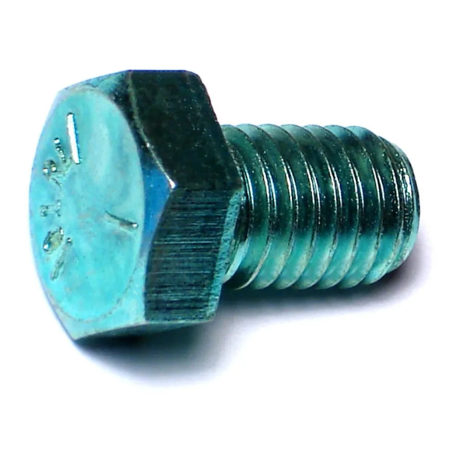 1/2"-13 x 3/4" Green Rinsed Zinc Grade 5 Hex Cap Screws (129 pcs.)