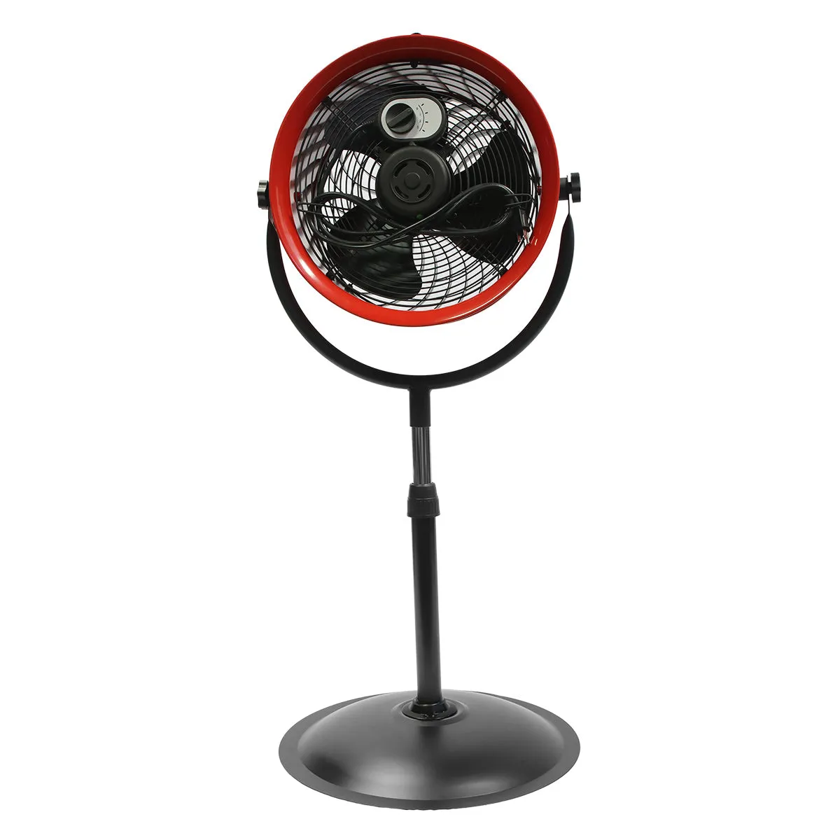 16 In. 3-Speed Tilting Adjustable Height Pedestal Fan