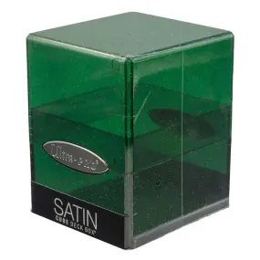 16011 DB Satin Cube Glitter Green