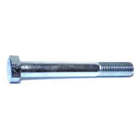 1"-8 x 8" Zinc Grade 5 Hex Cap Screws (6 pcs.)