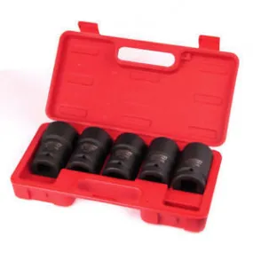 1" Drive Metric Budd Wheel Socket Wrench Tool Set