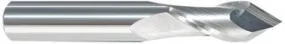 208-000312: 5/16in. Dia., 2-1/2in. Overall Length, 2-Flute, Carbide Drill Mill- SE, 90 deg, Uncoated, USA