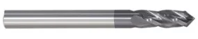 208-420750: 3/4in. Dia., 4in. Overall Length, 4-Flute, Carbide Drill Mill- SE, 90 deg, AlTiN, USA