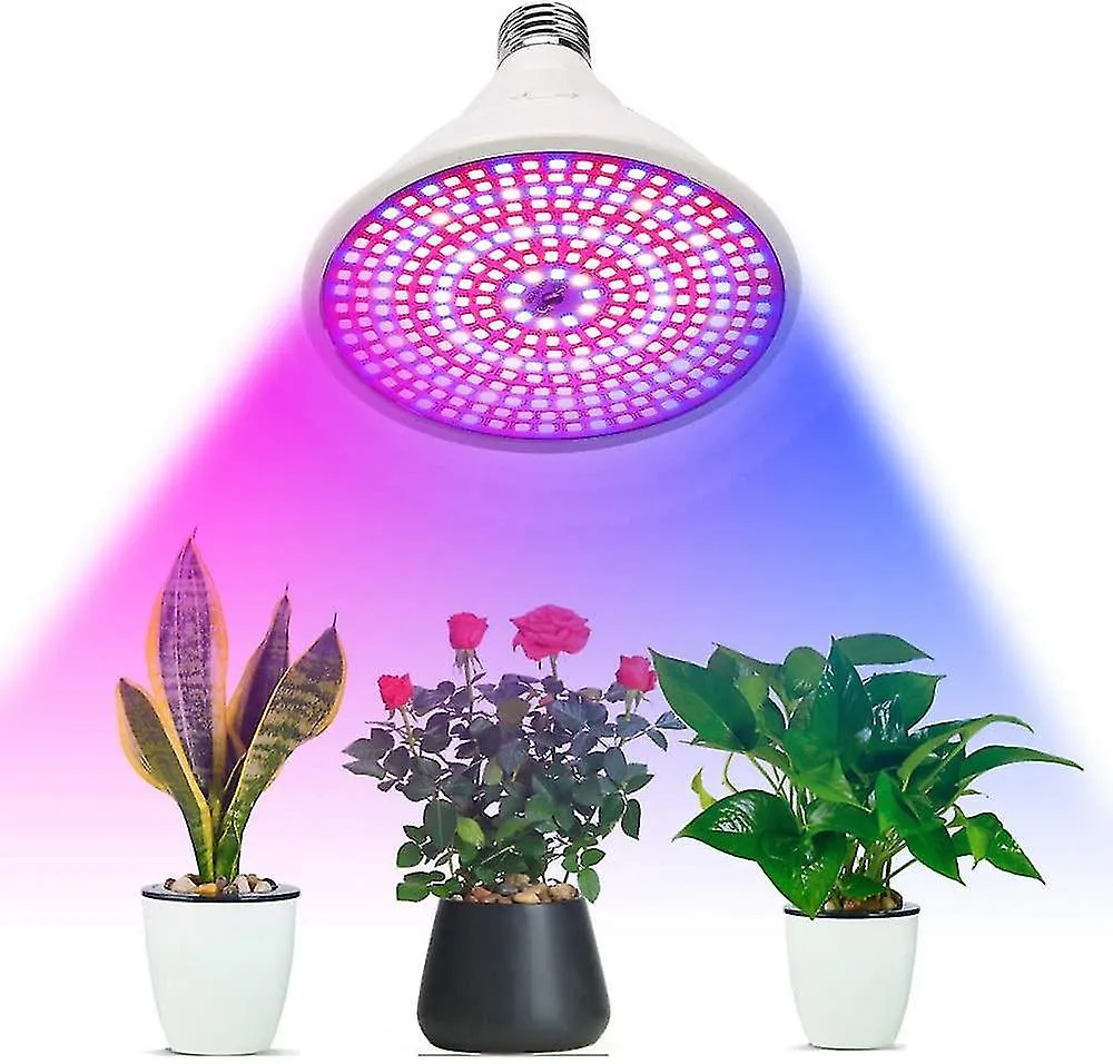 2Pcs B22 80 LEDs LED Grow Light Bulb For Indoor Plants,Full Spectrum Garden Decoration Lamp AZ1246