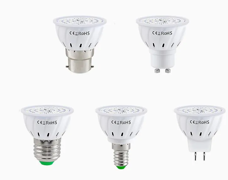 2Pcs B22 80 LEDs LED Grow Light Bulb For Indoor Plants,Full Spectrum Garden Decoration Lamp AZ1246