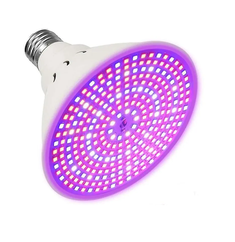 2Pcs B22 80 LEDs LED Grow Light Bulb For Indoor Plants,Full Spectrum Garden Decoration Lamp AZ1246