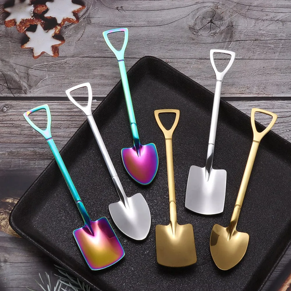 2pcs Creative Stainless Steel Spoon Set