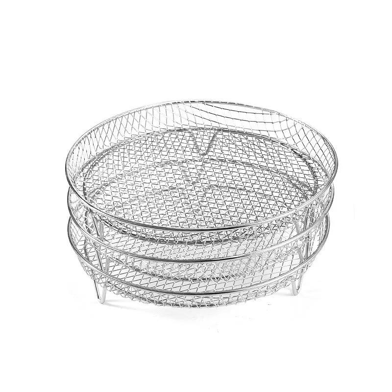 3-Layer 304 Stainless Steel Air Fryer Grill Rack