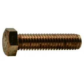 3/8"-16 x 1-1/2" Silicon Bronze Coarse Thread Hex Cap Screws (5 pcs.)