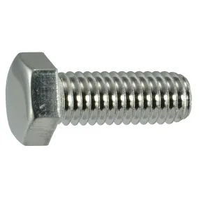 3/8"-16 x 1" Polished 18-8 Stainless Hex Cap Screws (6 pcs.)