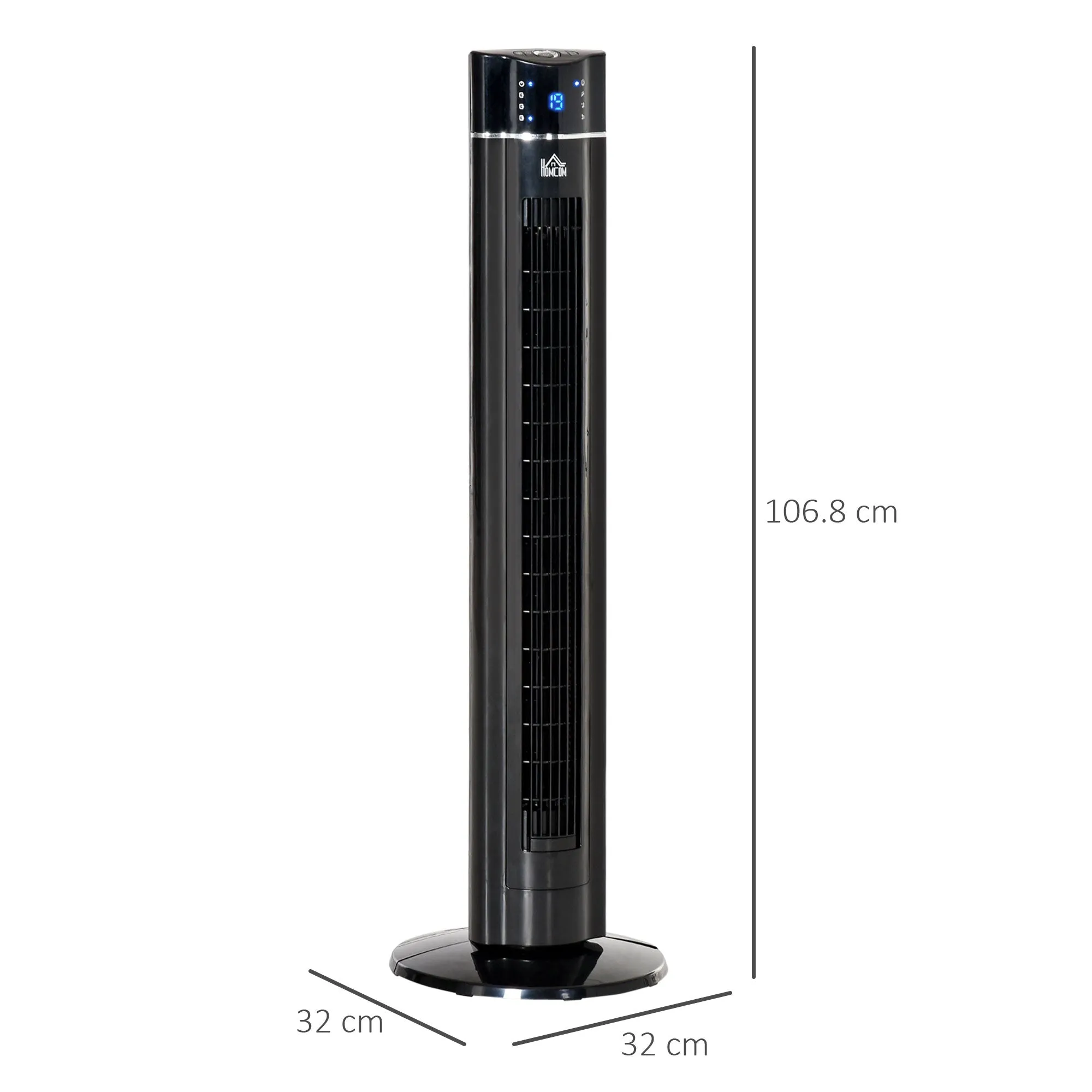 42" Anion Tower Fan Cooling for Bedroom with 3 Speed