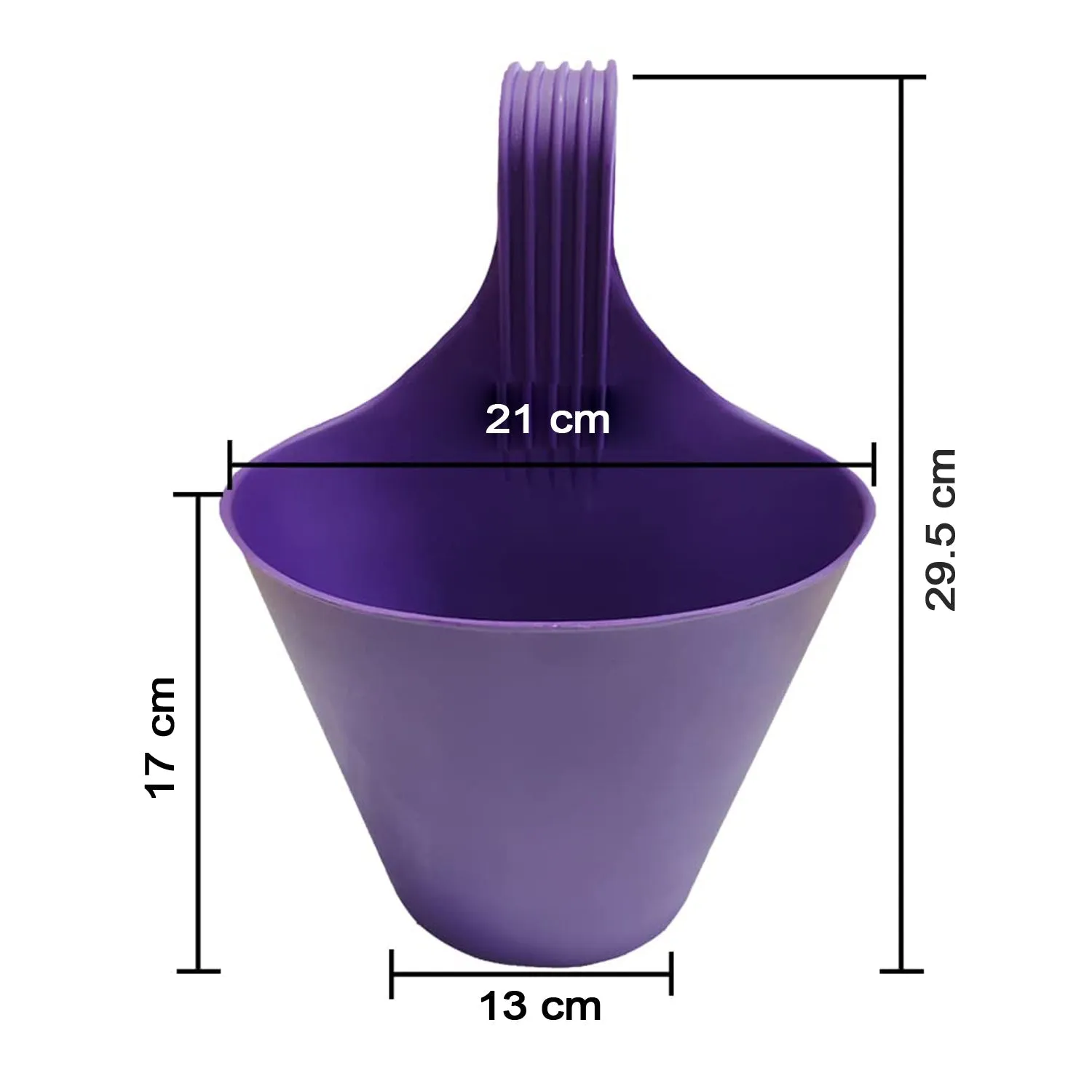 4822 Hanging Planter Pot used for storing and holding plants and flowers in it and this is widely used in in all kinds of gardening and household places etc.