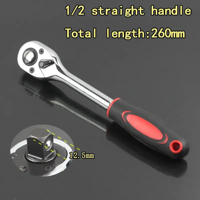 72teeth 1/4" 3/8" 1/2" adjustable extension ratchet handle wrench long rotating telescopic socket ratchet wrench spanner