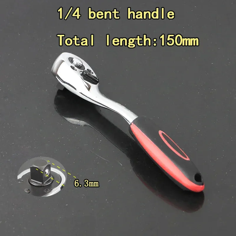 72teeth 1/4" 3/8" 1/2" adjustable extension ratchet handle wrench long rotating telescopic socket ratchet wrench spanner