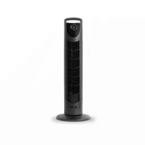 Air Monster 30-Inch 3-Speed 45-Watt Oscillating Tower Fan W/Timer - Black - 30 inch