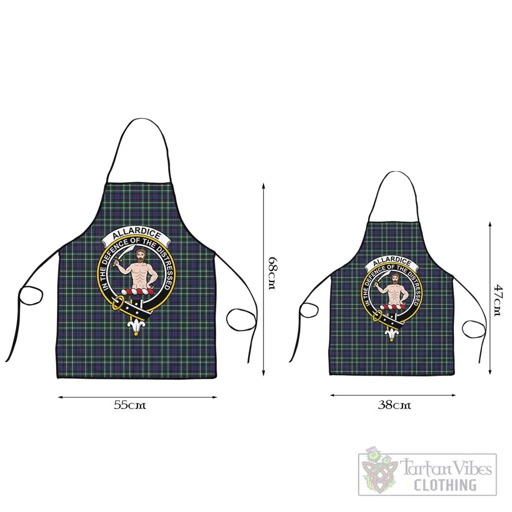 Allardice Tartan Apron with Family Crest