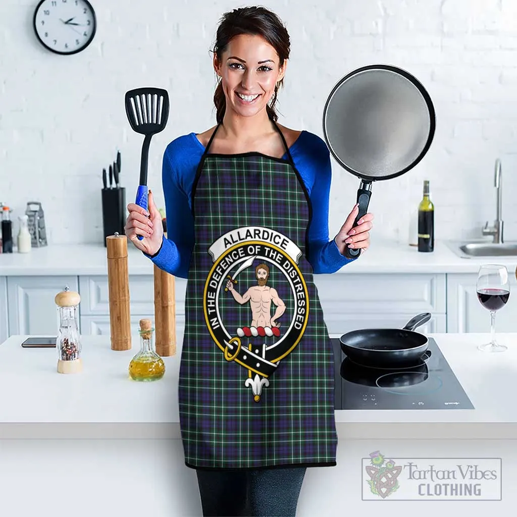 Allardice Tartan Apron with Family Crest