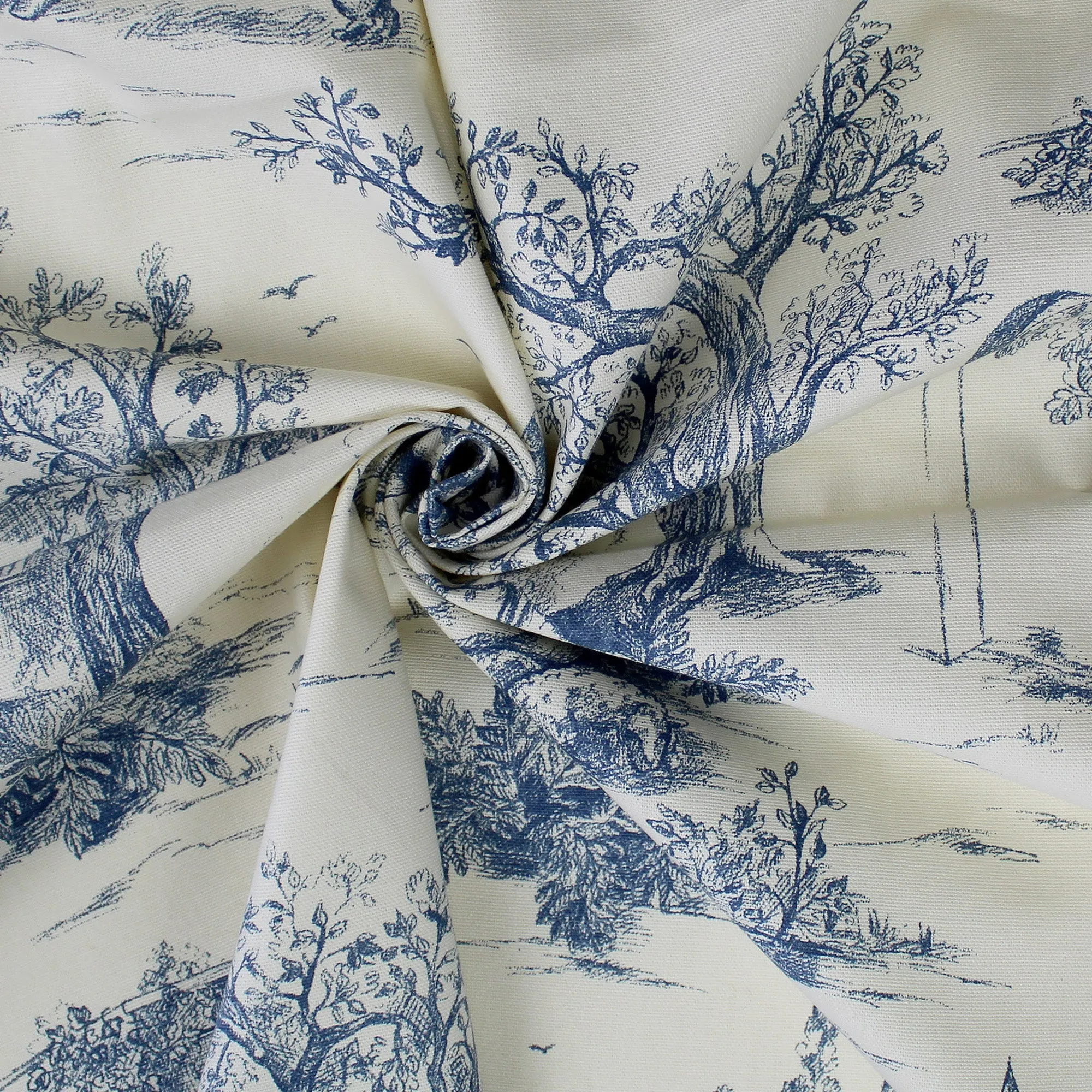 Archamps Toile Blue Bedding