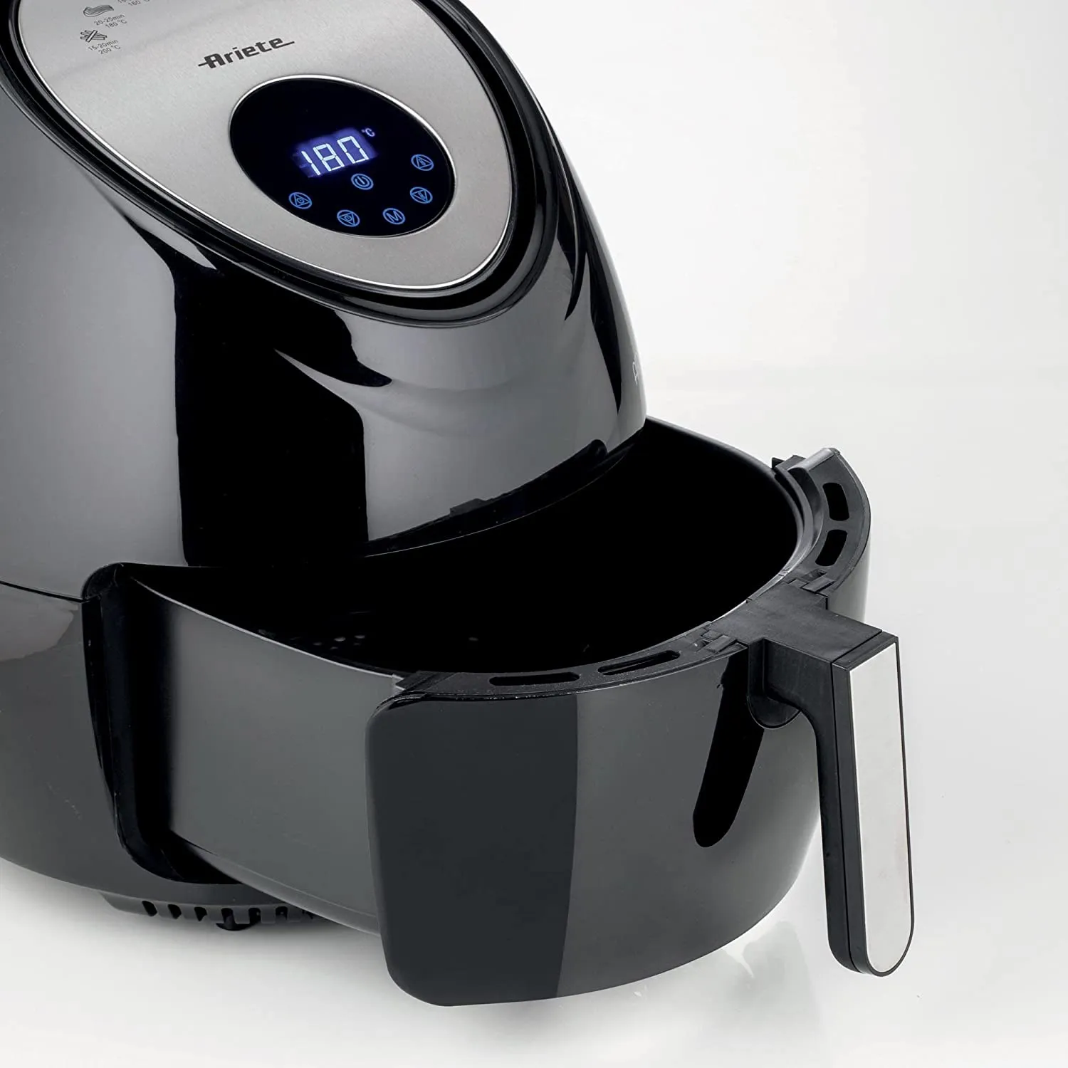 Ariete 4618 Airy Fryer XXL, Air Fryer, 5.5 Liters, Fries Without Oil 2.5 kg of Chips, 1800 Watt, Black [Energy Class A]