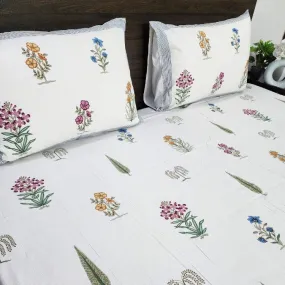 Artistic Nature - Blockprint Bedsheet