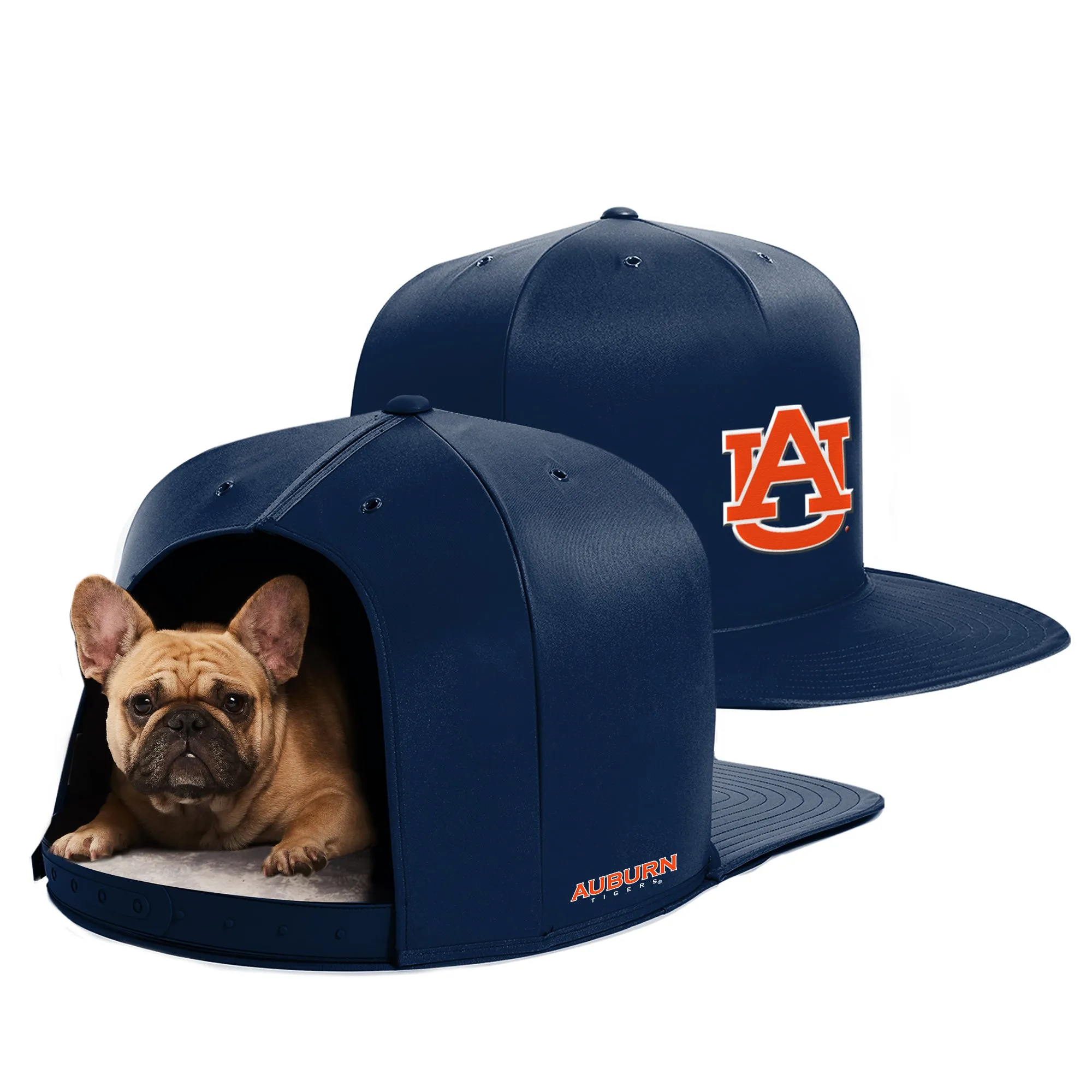 AUBURN UNIVERSITY NAP CAP PREMIUM DOG BED