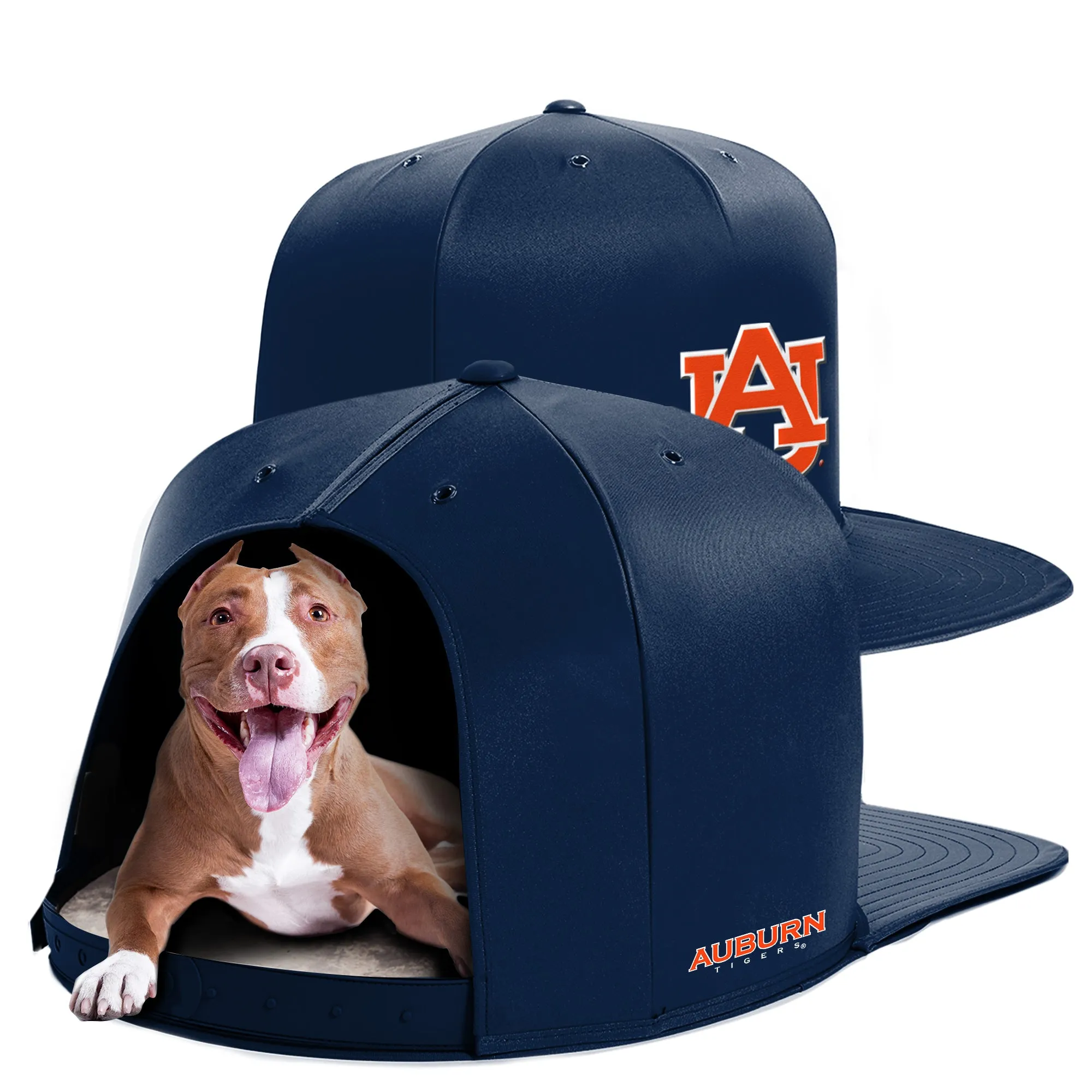 AUBURN UNIVERSITY NAP CAP PREMIUM DOG BED