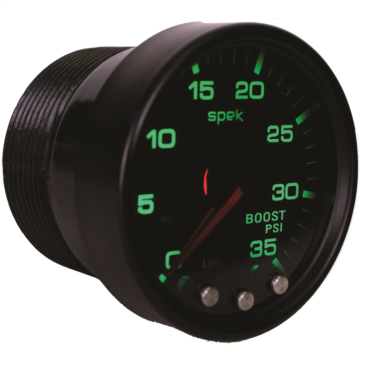 AutoMeter P30352 GAUGE; BOOST; 2 1/16in.; 35PSI; STEPPER MOTOR W/PEAK/WARN; BLK/SMOKE/BLK; SPEK