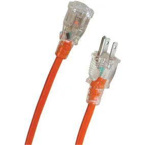 Axis 45508 1-Outlet Orange Indoor/Outdoor Grounded Workshop Extension Cord, 25ft