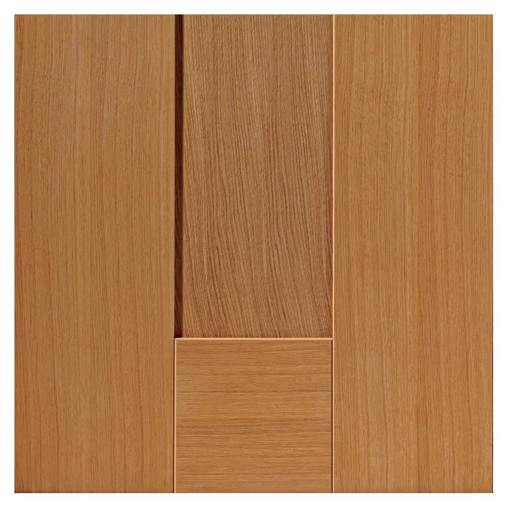 Axis Shaker Oak Panelled Single Evokit Pocket Door - Prefinished