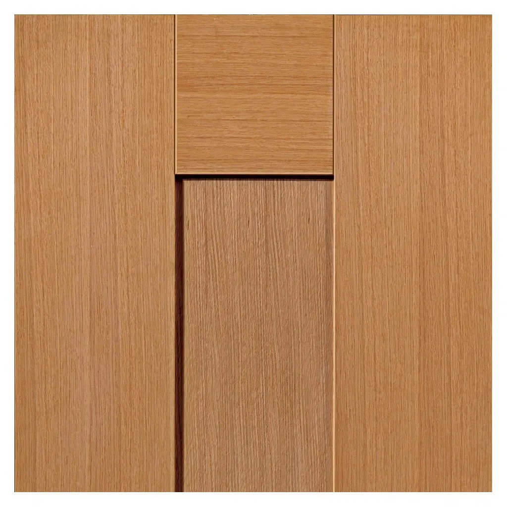 Axis Shaker Oak Panelled Single Evokit Pocket Door - Prefinished