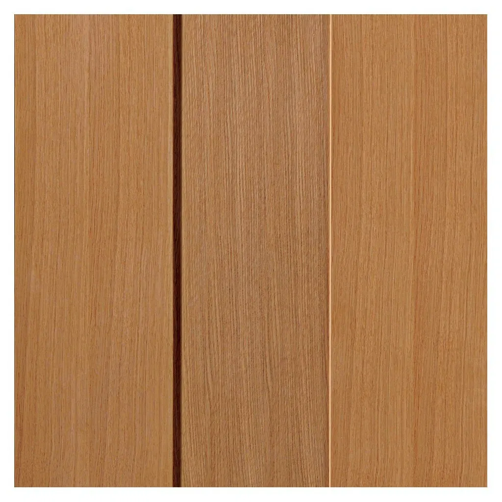 Axis Shaker Oak Panelled Single Evokit Pocket Door - Prefinished