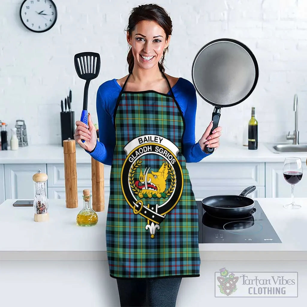 Bailey Ancient Tartan Apron with Family Crest