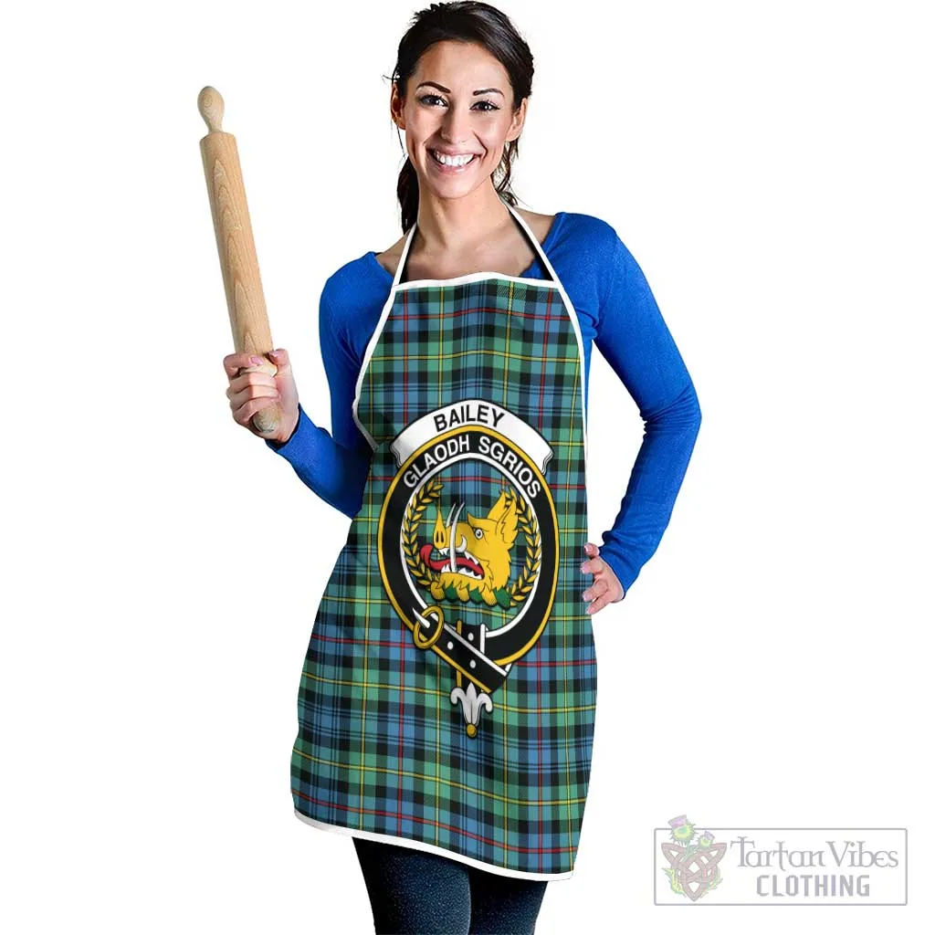 Bailey Ancient Tartan Apron with Family Crest