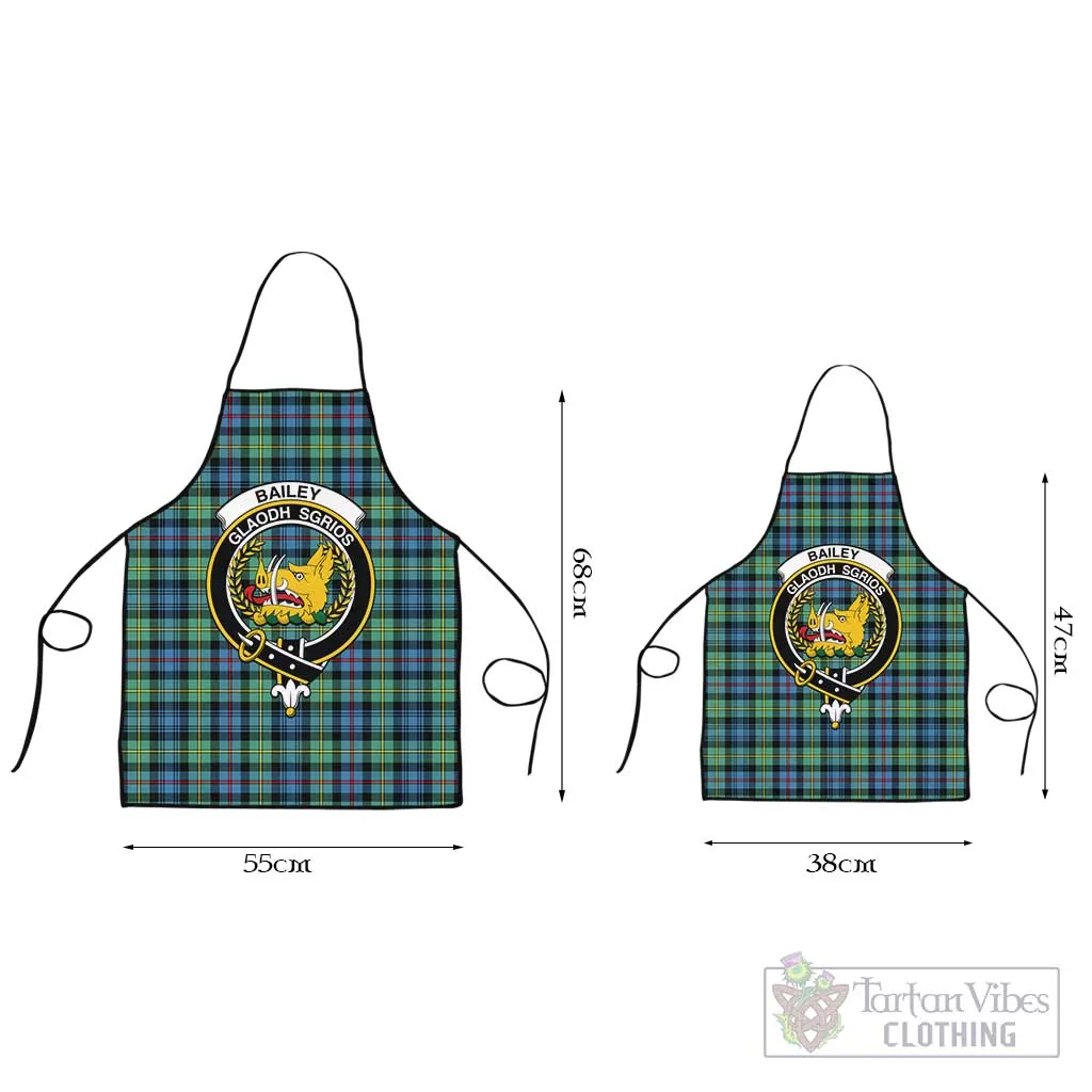 Bailey Ancient Tartan Apron with Family Crest