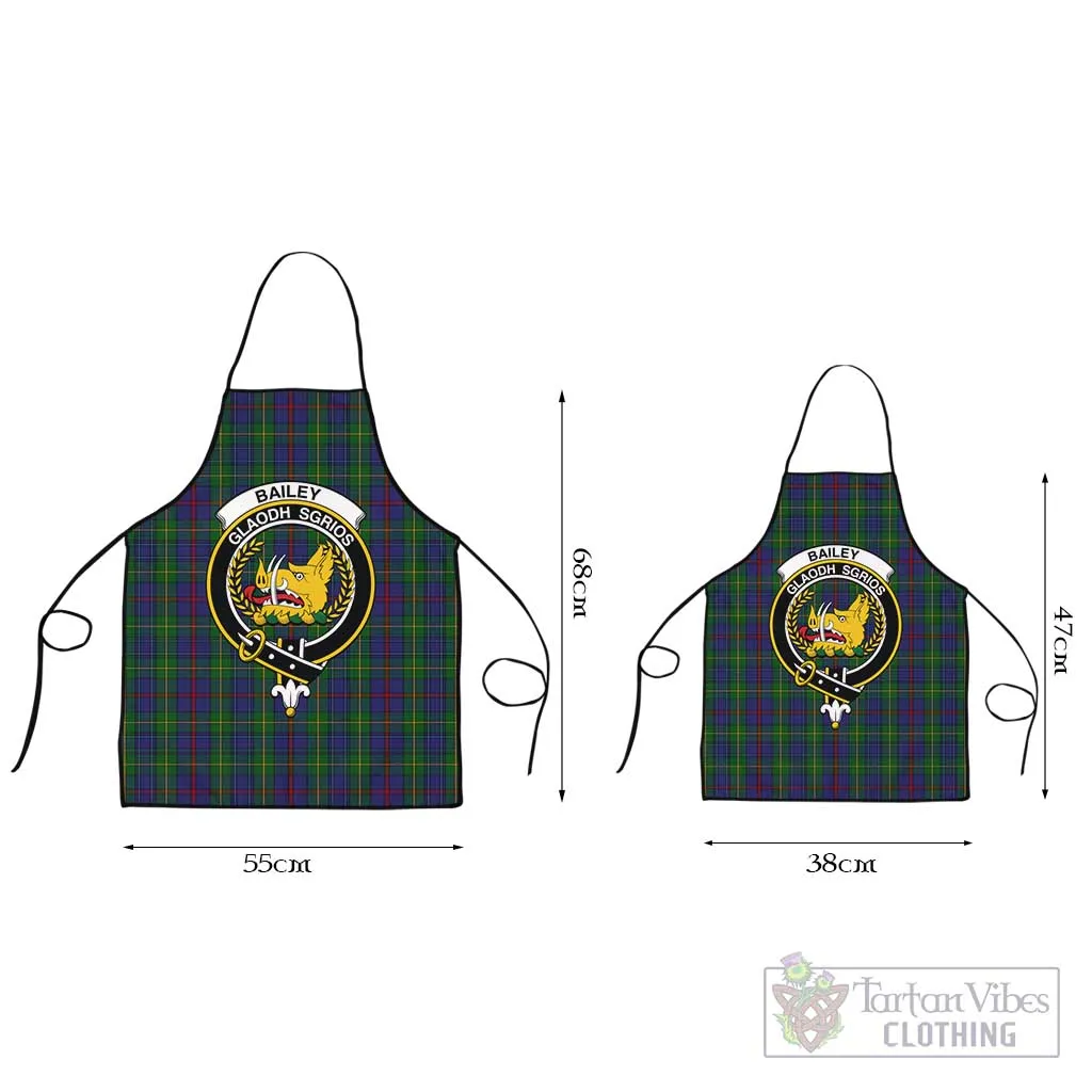 Bailey Tartan Apron with Family Crest