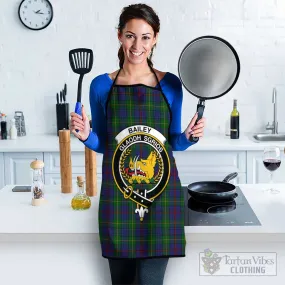 Bailey Tartan Apron with Family Crest