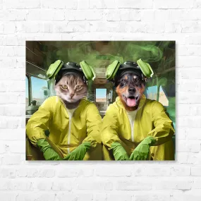 BARKING BAD - BREAKING BAD INSPIRED CUSTOM PET PORTRAIT CANVAS