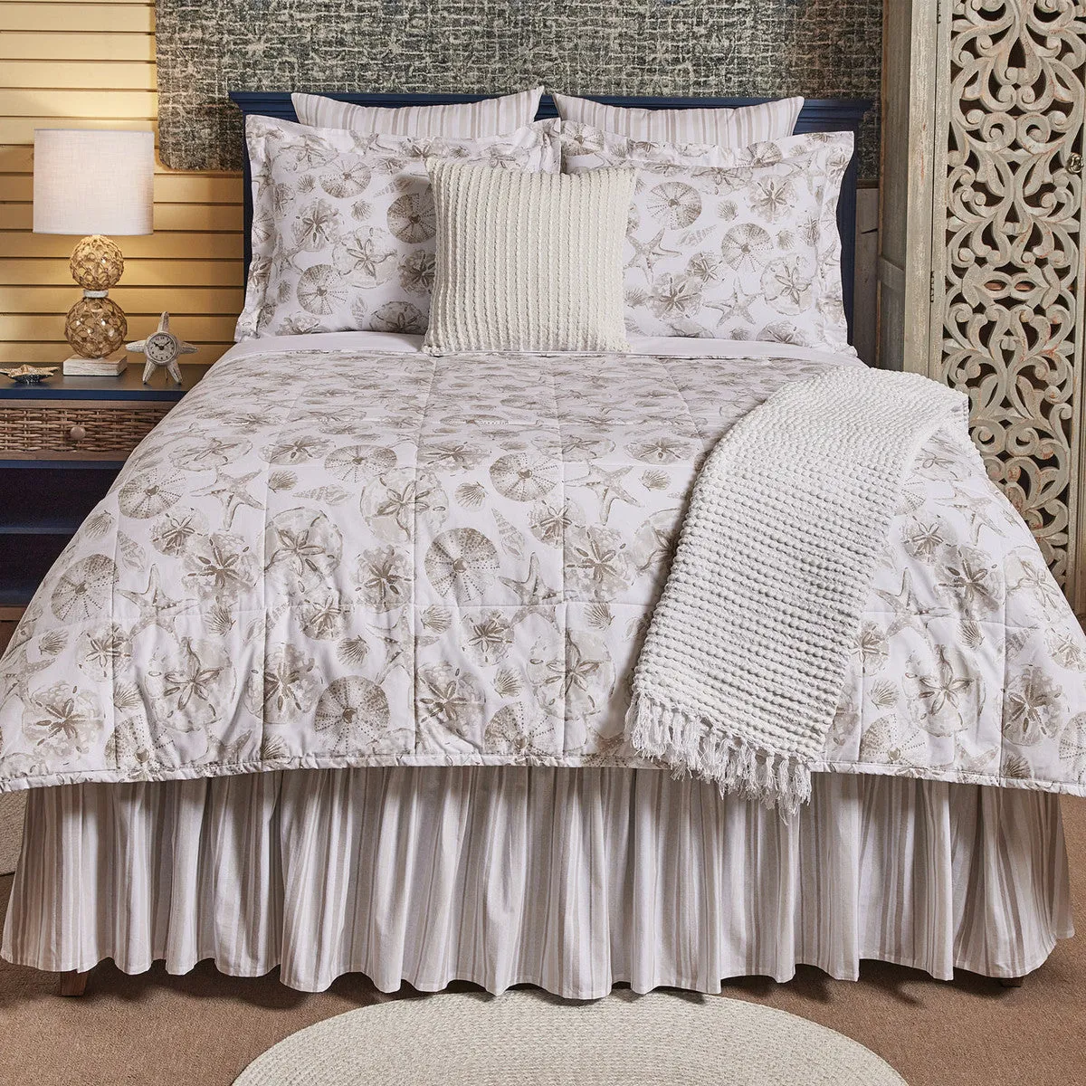 Beach Cove Queen Bedspread