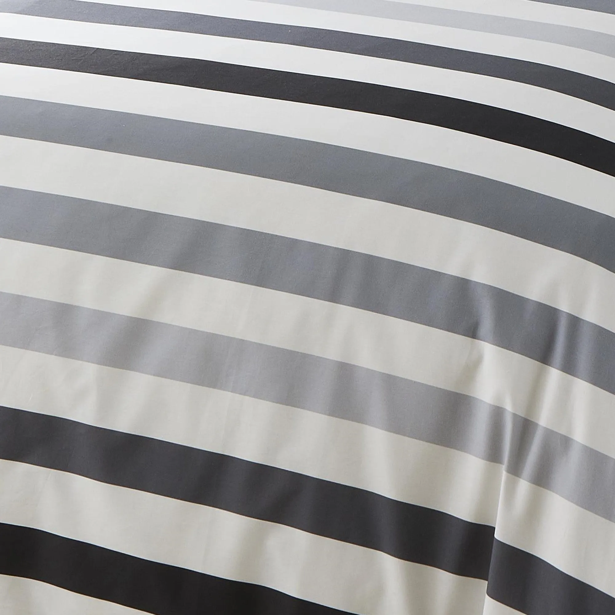 Beckett Stripe Duvet Cover Set by Bedlam in Monochrome