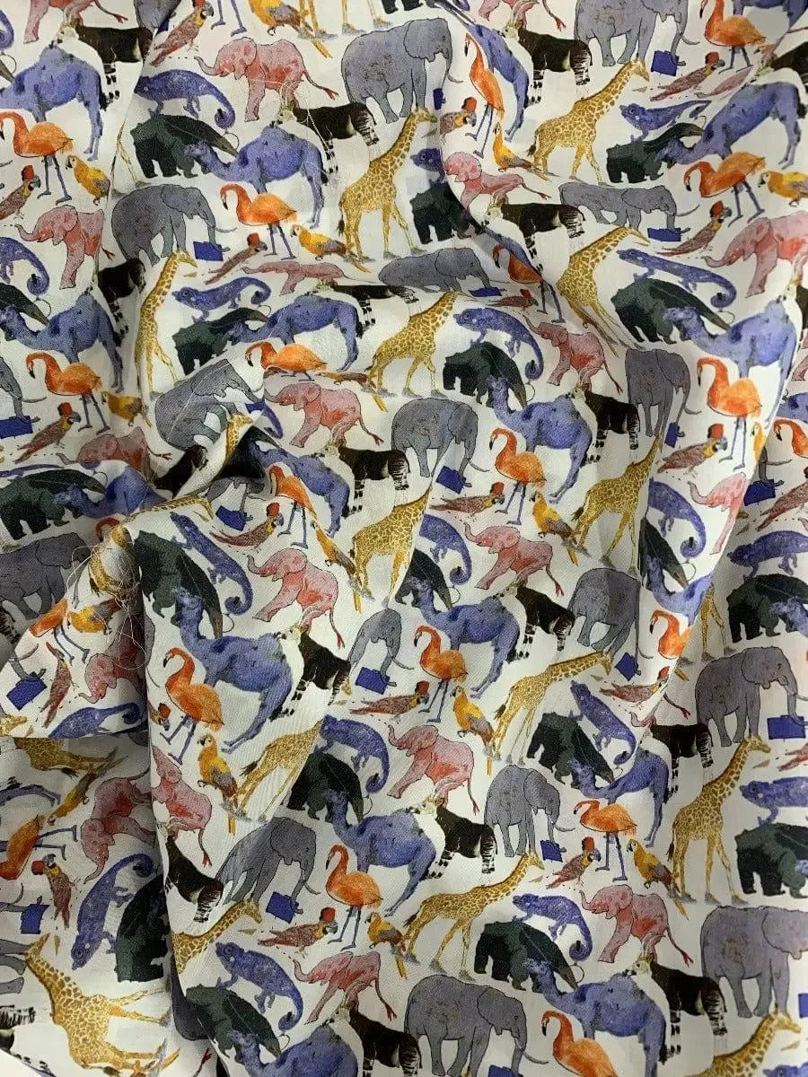 Bedding Made With Liberty Fabric QUEUE for the ZOO