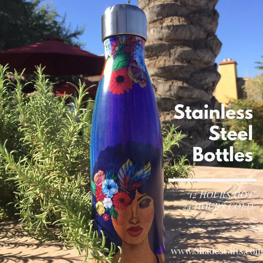 Believe, Blossom and Become Stainless Steel Bottle