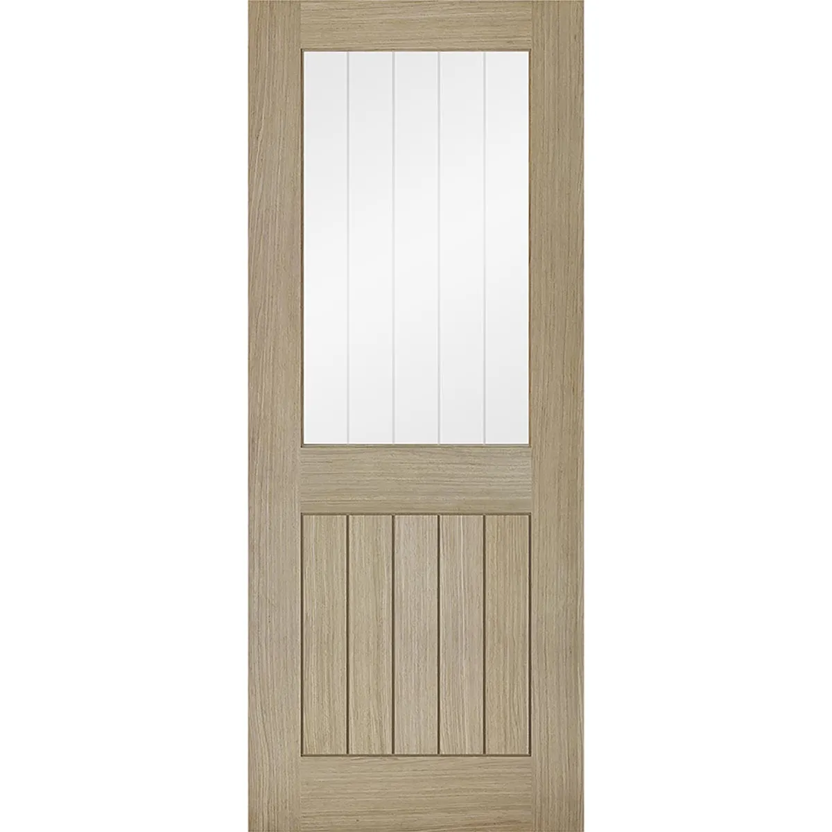 Belize Light Grey Absolute Evokit Double Pocket Door  - Clear Glass Frosted Lines - Prefinished