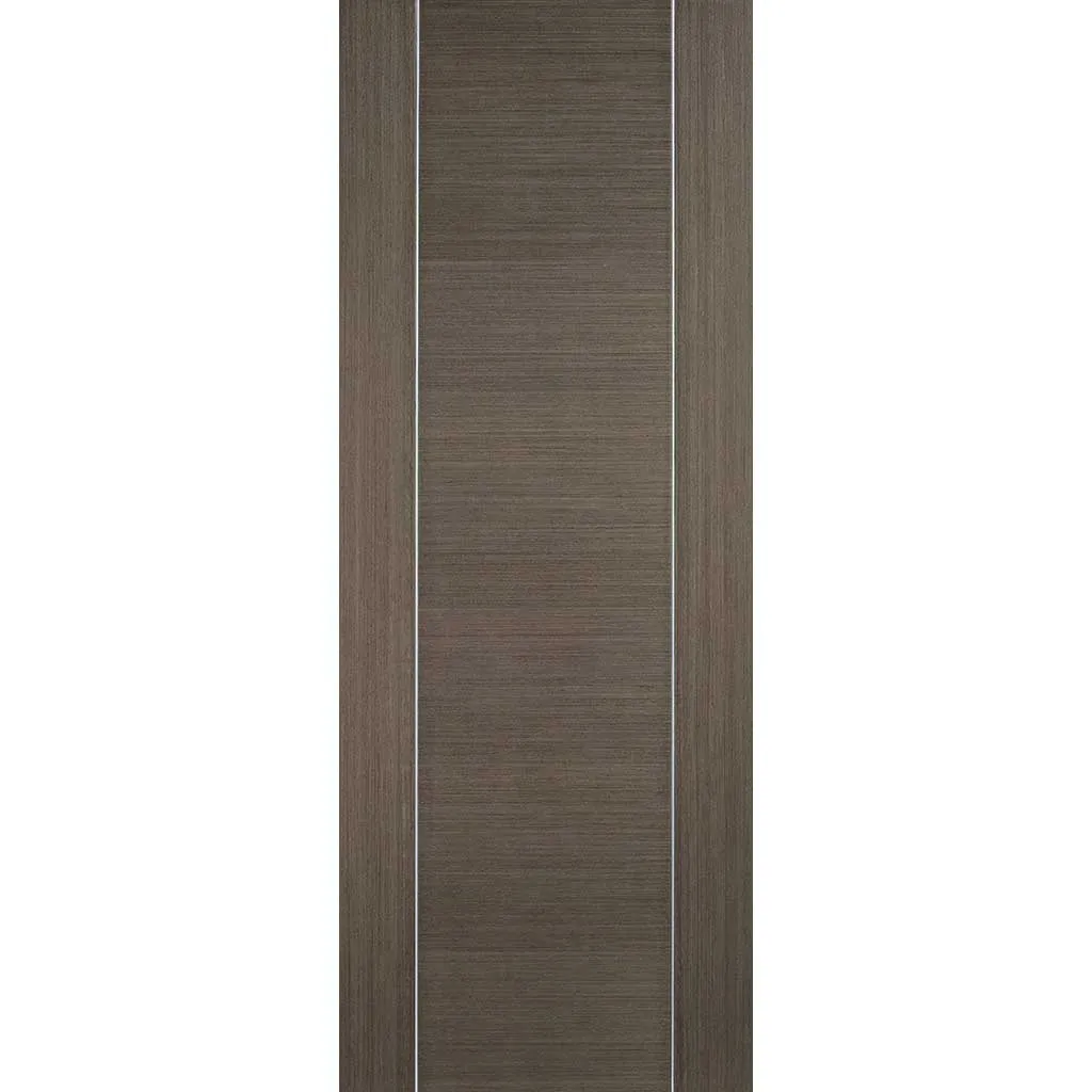 Bespoke Chocolate Grey Alcaraz Single Frameless Pocket Door - Prefinished