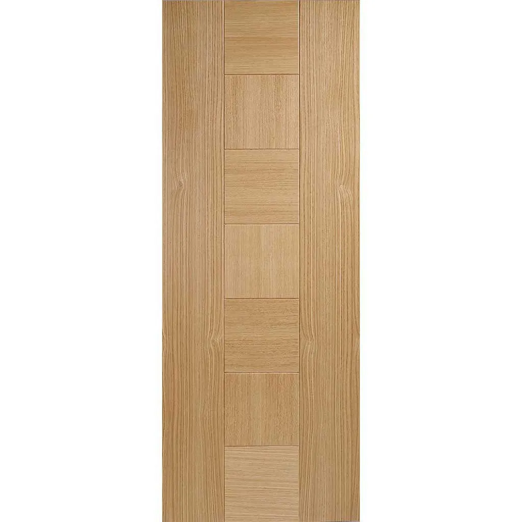 Bespoke Pass-Easi Catalonia Flush Oak Door - 4 Sliding Doors and Frame Kit - Prefinished