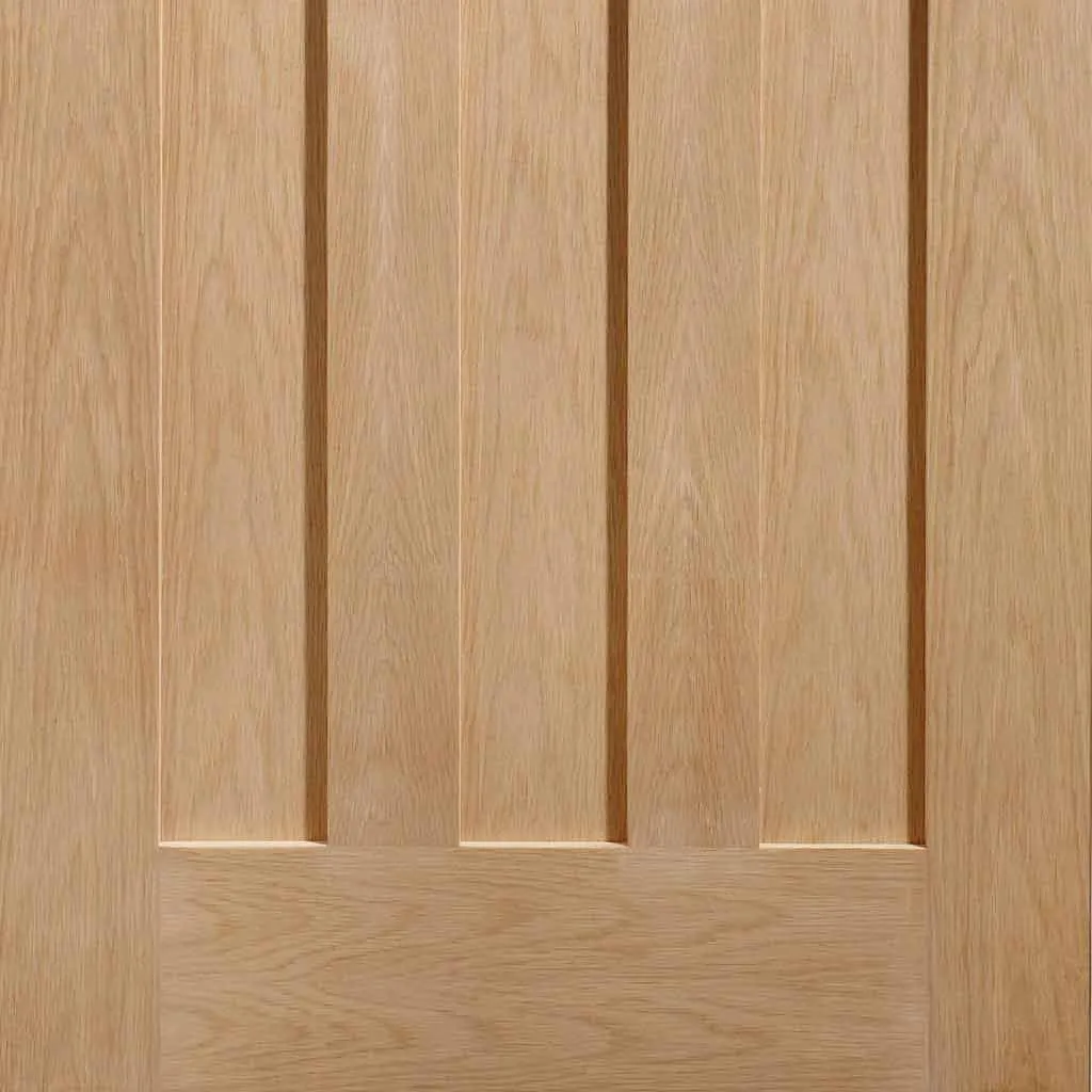 Bespoke Pass-Easi DX 1930's Oak Glazed - 3 Sliding Doors and Frame Kit - Prefinished