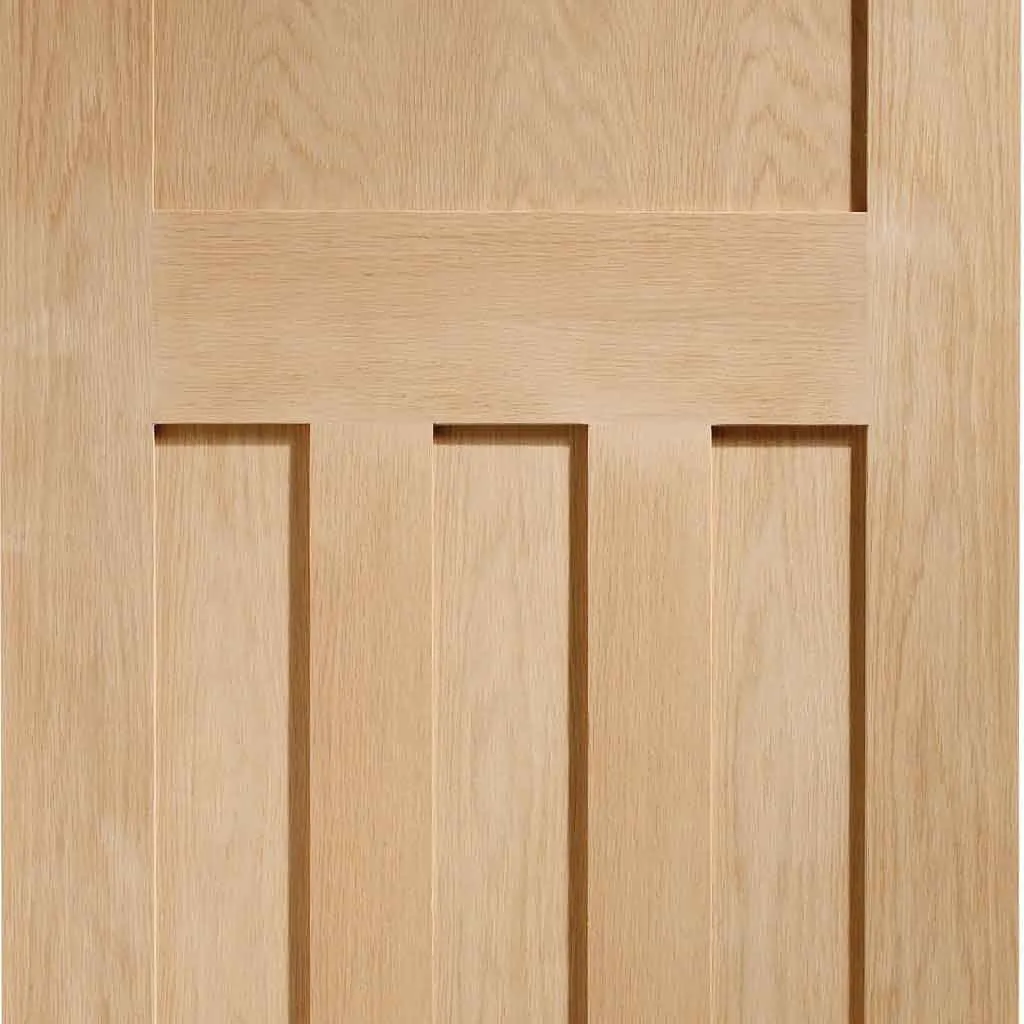 Bespoke Pass-Easi DX 1930's Oak Panel - 4 Sliding Doors and Frame Kit