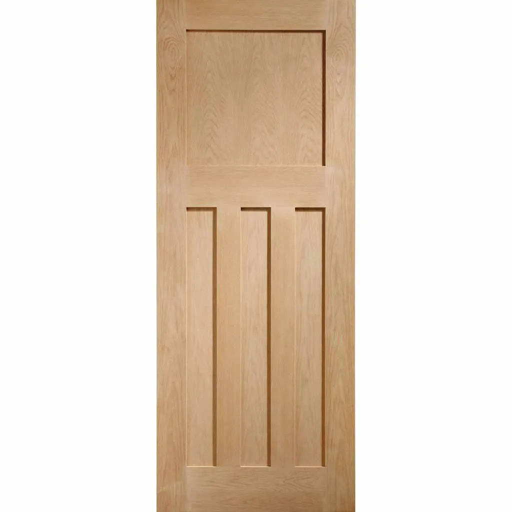 Bespoke Pass-Easi DX 1930's Oak Panel - 4 Sliding Doors and Frame Kit