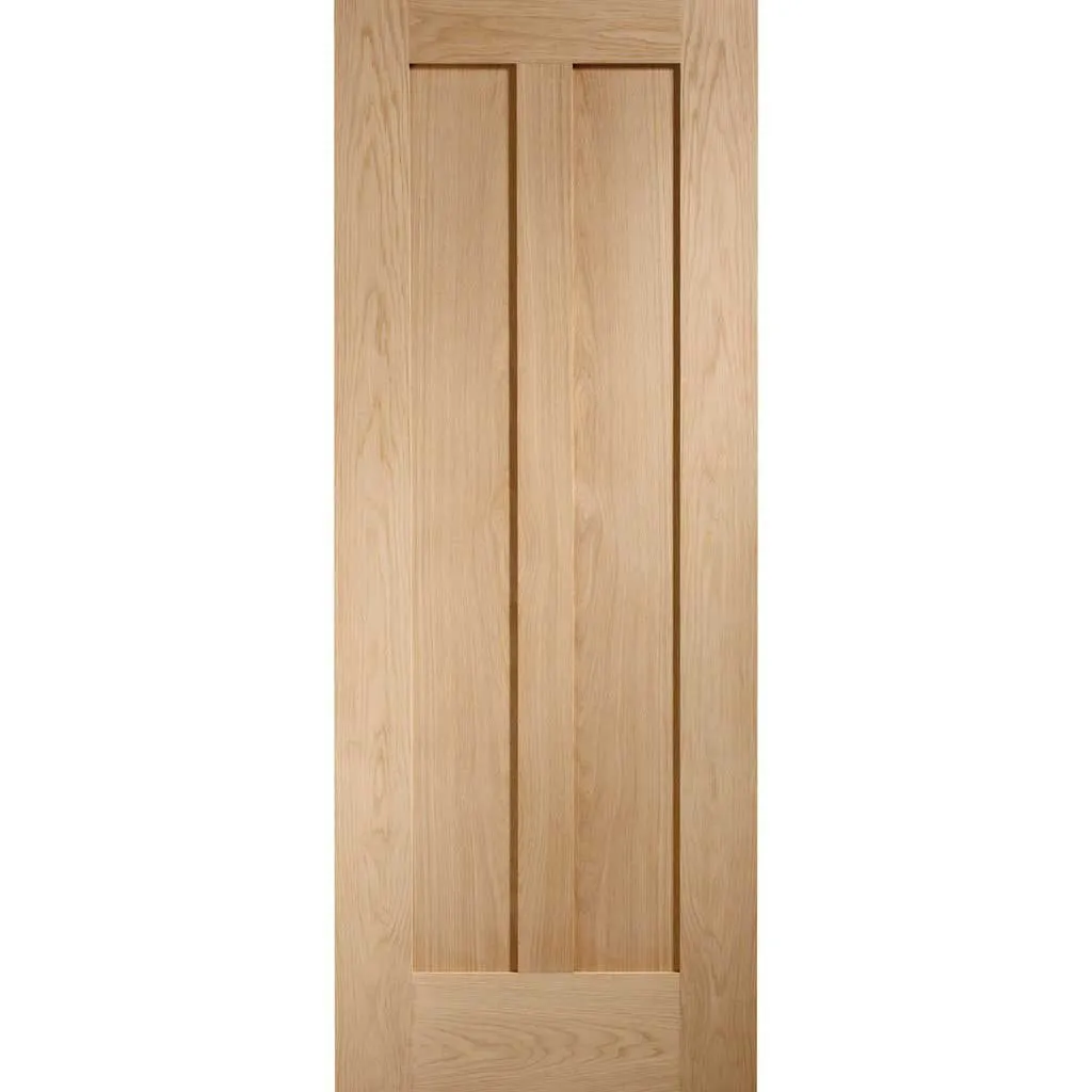 Bespoke Pass-Easi Novara Oak 2 Panel - 2 Sliding Doors and Frame Kit